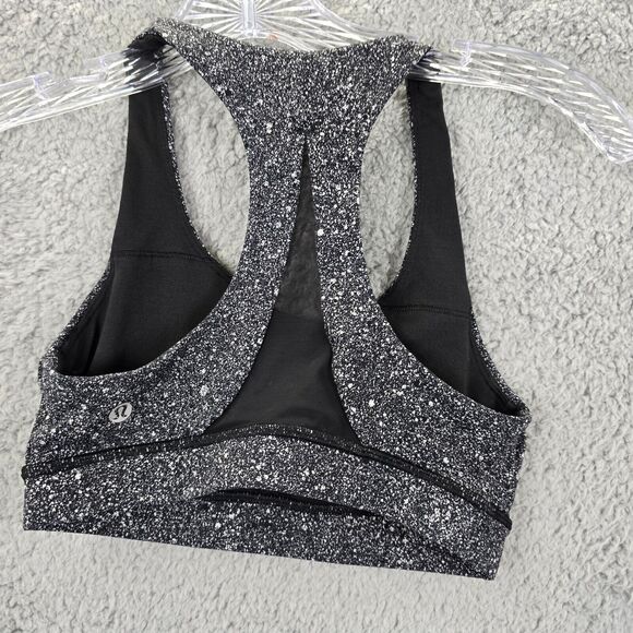 Lululemon Athletica Women's Gray Invigorate Bra Long Line Size 2 - Picture 2 of 7